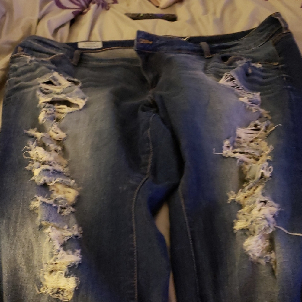 Torrid crop jeans